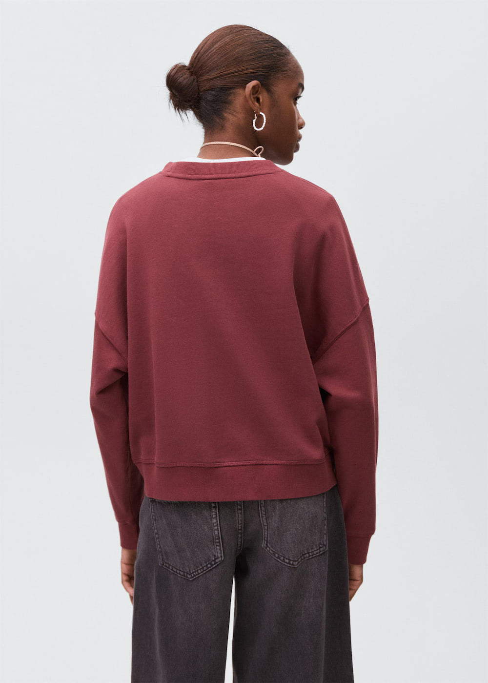 Printed cotton sweatshirt - Image 4